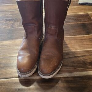 Red Wing Shoes Brown Leather Boots
